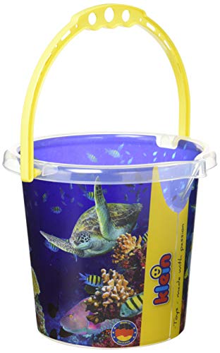 Theo Klein 2100 Cubo de arena Aqua Action Coral Reef, 2 litros - Resistente cubo para el parque infantil y la playa - Juguete para niños a partir de 1 año