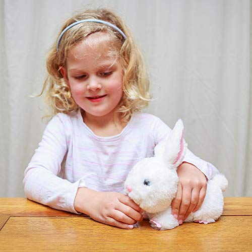 Tobar- New Born Bunny Lapin Peluche Animado, Color Blanco (36411)