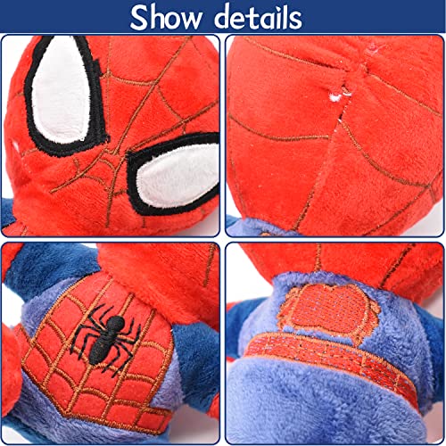 Tomicy Spiderman Peluche Spiderman-Marvel Decoración, Spiderman de 20 cm Felpa Figura
