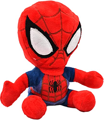 Tomicy Spiderman Peluche Spiderman-Marvel Decoración, Spiderman de 20 cm Felpa Figura