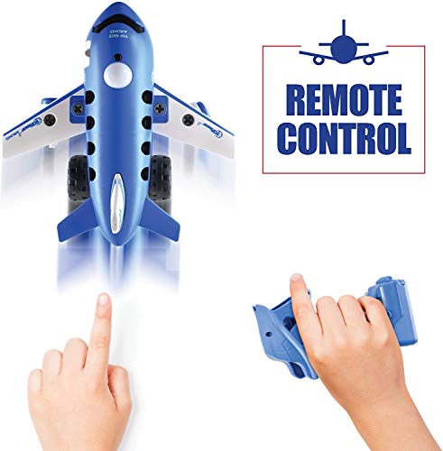 Top Race Desarmar Juguete DIY Avión de Control Remoto con Taladro Eléctrico,Avión Desmontable,Vehículo de avión Juguetes de construcción de juguet para Niños Regalo para Niños Niñas de 3,4,5,6,7Años