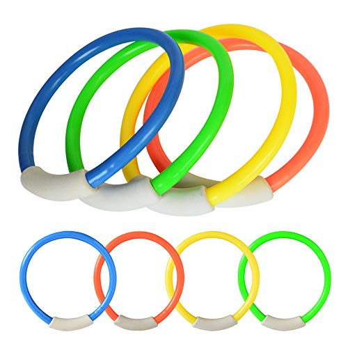 TOPWAYS® Pool Diving Rings Sticks Diving Torpedo Toy Set ,Juego de Juguetes de Torpedo para submarinos, Palos de Buceo para Piscina submarina, Juego de Entrenamiento en Piscina para niños