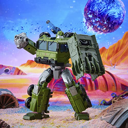 Transformers Juguetes Generations Legacy Clase Viajero - Figura de Prime Universe Bulkhead - 17,5 cm - Edad: 8 F3055