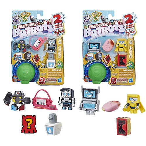 Transformers Toys Botbots Series 2 Mochila Bunch Pack 5 – Mystery 2 en 1 Figuras coleccionables para niños a partir de 5 años (estilos y colores pueden variar) por Hasbro