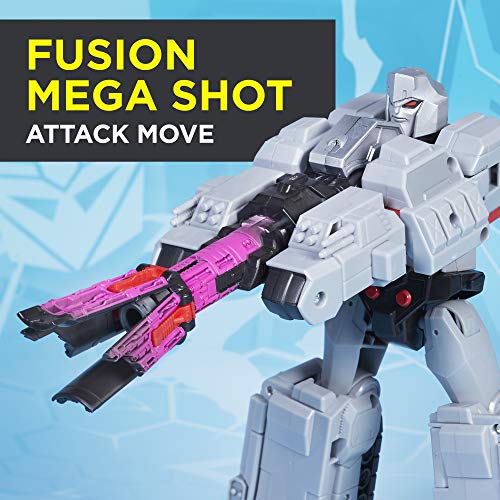 Transformers Toys Cyberverse Action Attackers Ultimate Class Megatron Figura de acción – Fusión repetible Mega Shot Ataque de acción – Para niños de 6 años en adelante, 11.5 pulgadas