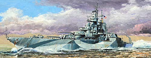 Trumpeter 05772 - Modelo Kit Vigina USS West BB-48 1945 , color/modelo surtido