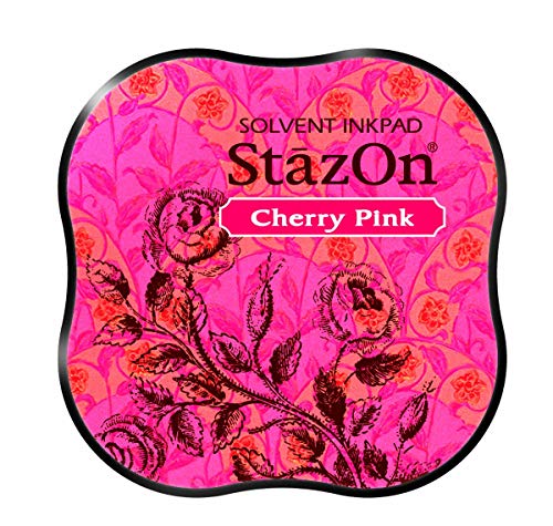 Tsukineko Stazon Midi Pad Rosa Cereza, Talla única