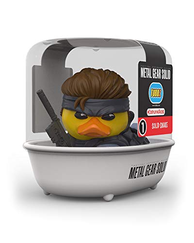 TUBBZ Pato de baño Coleccionable - Figura Gear Solid - Figura Solid Snake, Figura Coleccionable Gear Solid - Producto con Licencia Oficial