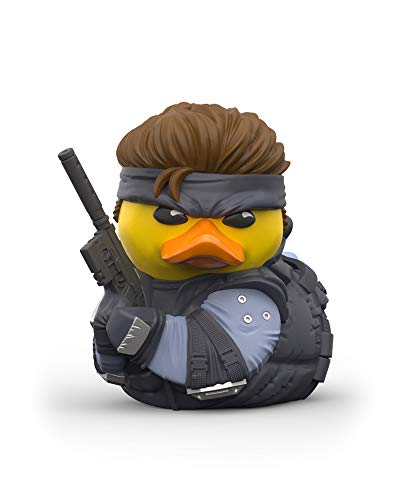 TUBBZ Pato de baño Coleccionable - Figura Gear Solid - Figura Solid Snake, Figura Coleccionable Gear Solid - Producto con Licencia Oficial