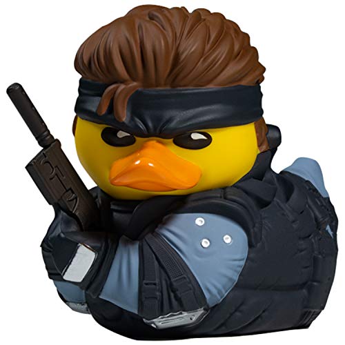 TUBBZ Pato de baño Coleccionable - Figura Gear Solid - Figura Solid Snake, Figura Coleccionable Gear Solid - Producto con Licencia Oficial