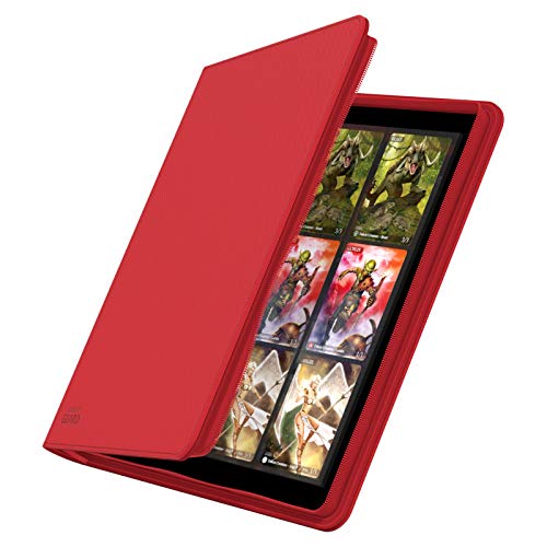 Ultimate Guard 12-Pocket QuadRow ZipFolio XenoSkin Rojo