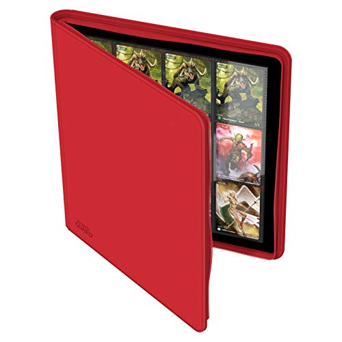 Ultimate Guard 12-Pocket QuadRow ZipFolio XenoSkin Rojo