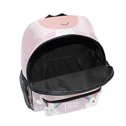 Unicornio Rosa Arcoiris Mochila para Preescolar Toddler Kids Estudiante Mochilas para Infantiles 2-7 Años Niñas Niños