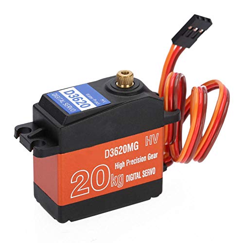 V GEBY RC Servo, RC Airplane Boat Car 20kg Impermeable High Torque 180 ° Metal Gear Digital Servo