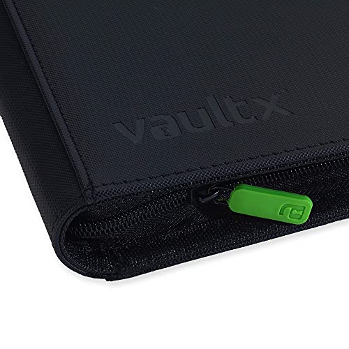 Vault X Carpeta Exo-Tec Premium Zip - Álbum de 4 Bolsillos para Cartas Coleccionables - 160 Bolsillos de Inserción Lateral con una Cremallera TCG