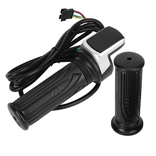 VGEBY Empuñadura del Acelerador de la Bicicleta, Pantalla LCD de cantidad eléctrica Regula la Velocidad de la Bicicleta eléctrica Electirc Scooter Bicicleta (36V)