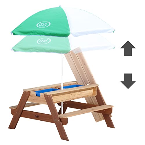 vidaXL 402226 AXI Sand / Water Picnic Table Nick with Umbrella - Untranslated