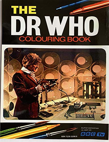 Vintage 1973 The Dr Who Colouring Book Staring Jon Pertwee As The Dr - Ultra Rare - Facsimile Edition 2013 - Shop Stock Room Find