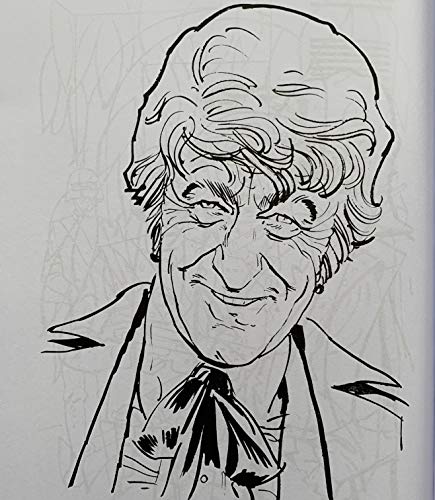 Vintage 1973 The Dr Who Colouring Book Staring Jon Pertwee As The Dr - Ultra Rare - Facsimile Edition 2013 - Shop Stock Room Find