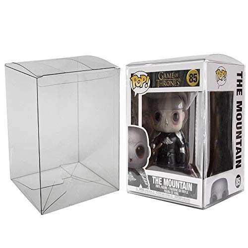 Viturio Cajas protectoras de plástico compatibles con Funko Pop! Vinilo de 6 pulgadas (10 unidades), transparente de 0.50 mm de grosor