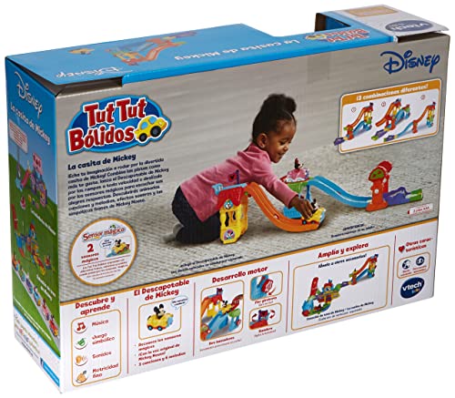 VTech Play Set electrónico interactivo con "La Casita" y un coche exclusivo de Mickey (80-511822) , color/modelo surtido