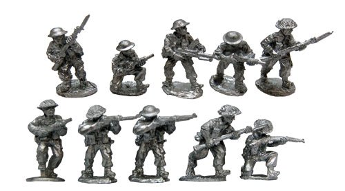 Warfighter WWII Expansion 15: Minis de Metal para Soldado del Reino Unido