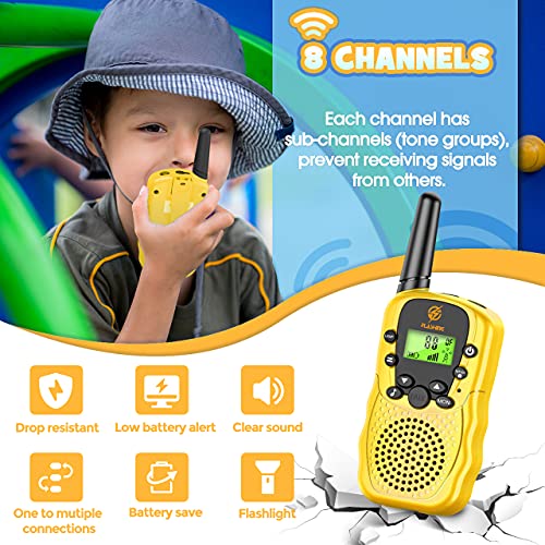 wetepuxi Walky Talky Niños, Juguetes Niños 3-12 Años walkie-Talkie Regalos para Niñas de 8 9 10 años Juguetes Niños 3-12 Años Mas Vendidos Regalos para Niñas de 3-12 Años