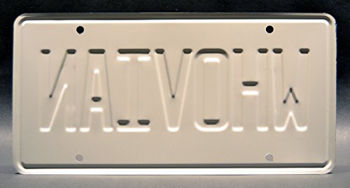 WHOVIAN | Metal Stamped License Plate