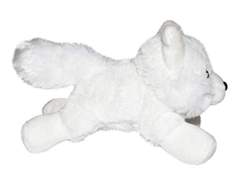 Wild Republic - Hug'ems, Peluche Zorro Polar, 18 cm (16224)