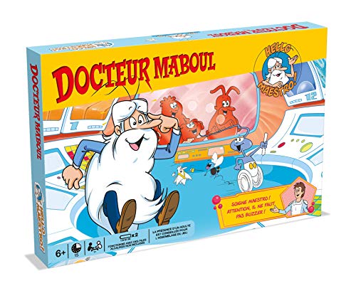 Winning Moves- Doctor MABOUL Hello Maestro LA Vie-Juego de Mesa versión Francesa, 0477