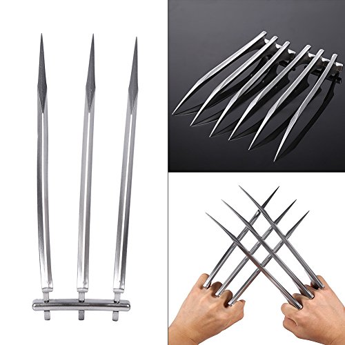 Wolverine Claw Toys, 2 piezas de plástico Wolverine Claws, juguetes de plástico seguros y resistentes para adultos y niños, juguetes de utilería para juegos de rol