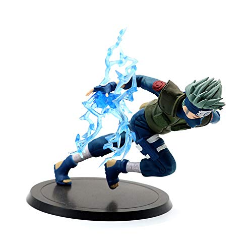 Woorea Figura de Acción de Naruto Hatake Kakashi,Estatua de PVC, Naruto Shippuden Anime, Kakashi, Juguete Coleccionable, Modelos de Colección de Escritorio para Niños