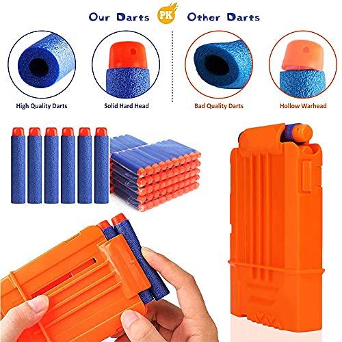 WORKER Chaleco táctico para niños Nerf Guns N-Strike Elite Serie con 40 bolas de recambio, 2 clips de recarga, bolsa de dardos, máscaras tácticas, pulsera de mano y gafas de protección para niños