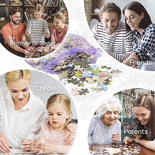 XiuTaiLtd Adult Puzzle 1000 Pieces-Sky Blue Castle Puzzle Challenge Game Adecuado para Adultos Y Niños