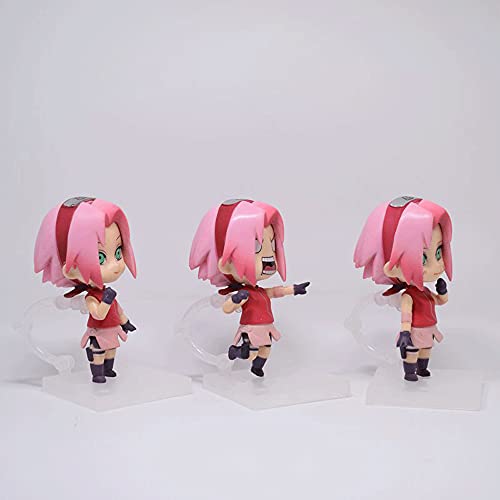 YANGENG NARUTO Q Versión Haruno Sakura 3.9 En Figura Empaquetada Paquetes Combinados Modelo De Personaje De Anime Estatua De PVC Muñeca De Dibujos Animados Decoración Figura De Acción Figura Otaku Jue