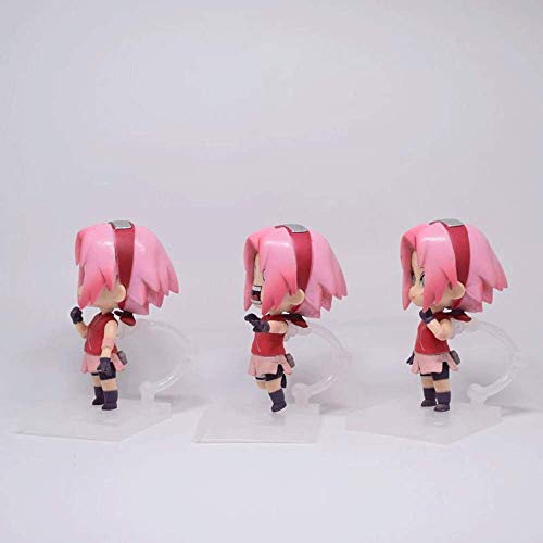 YANGENG NARUTO Q Versión Haruno Sakura 3.9 En Figura Empaquetada Paquetes Combinados Modelo De Personaje De Anime Estatua De PVC Muñeca De Dibujos Animados Decoración Figura De Acción Figura Otaku Jue