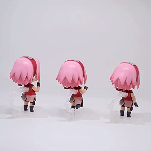 YANGENG NARUTO Q Versión Haruno Sakura 3.9 En Figura Empaquetada Paquetes Combinados Modelo De Personaje De Anime Estatua De PVC Muñeca De Dibujos Animados Decoración Figura De Acción Figura Otaku Jue