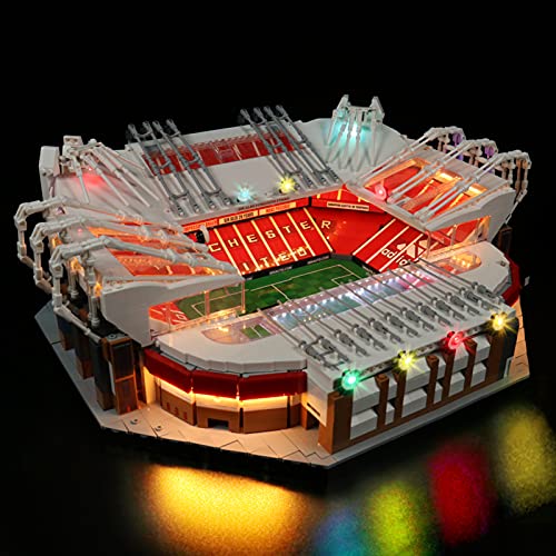 YBLOC Kit De Iluminación LED para Lego 10272 Creator Expert Old Trafford - Kit De Construcción del Manchester United, Espectáculo De Luces Compatible con Lego 10272 (No Incluye El Juego Lego)