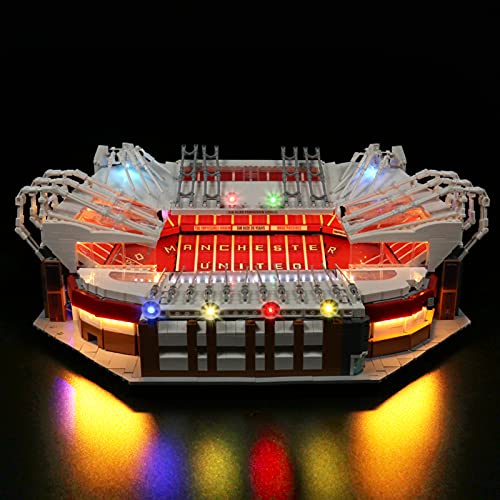 YBLOC Kit De Iluminación LED para Lego 10272 Creator Expert Old Trafford - Kit De Construcción del Manchester United, Espectáculo De Luces Compatible con Lego 10272 (No Incluye El Juego Lego)