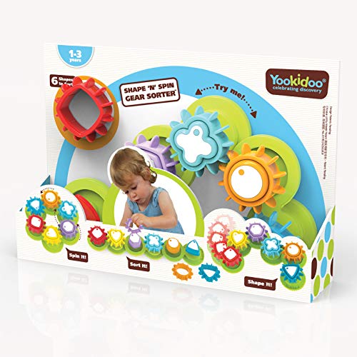 Yookidoo Shape and spin Gear sorter