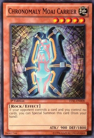 YU-GI-OH! - Chronomaly Moai Carrier (LVAL-EN008) - Legacy of The Valiant - 1st Edition - Common by