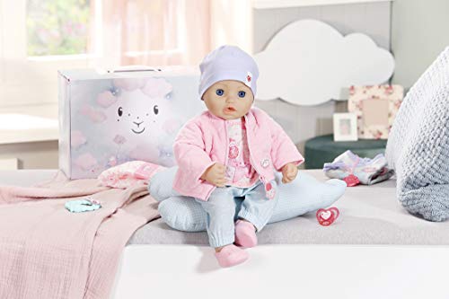 Zapf Creation Baby Annabell Mix & Match Conjunto-para Niños a Partir de 3 Años-Fácil de Usar para Manos Pequeñas-Incluye Mono, Camiseta, Pantalones, Sudadera 703267
