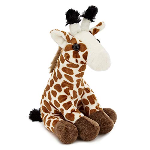 Zappi Co Niños Peluche Suave Jirafa Juguete Safari Selva Animal de la Felpa (Pequeño, 5-6 Pulgadas, 12-15CM Jirafa) Grande para el niño recién Nacido Primer cumpleaños