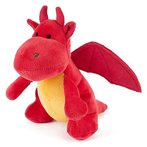 Zappi Co Niños Peluche Suave Safari Jungle Animal Plush (Dragón 5-6 Pulgadas, 12-15CM )