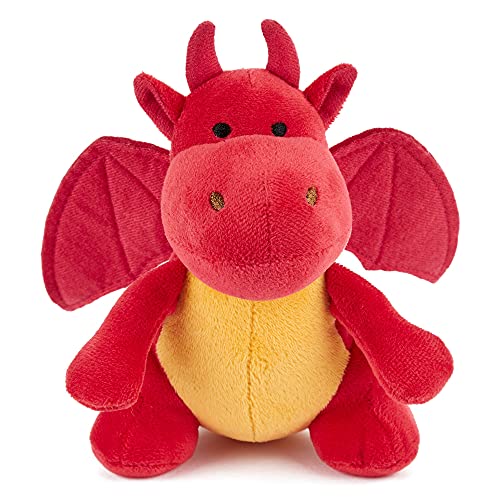 Zappi Co Niños Peluche Suave Safari Jungle Animal Plush (Dragón 5-6 Pulgadas, 12-15CM )