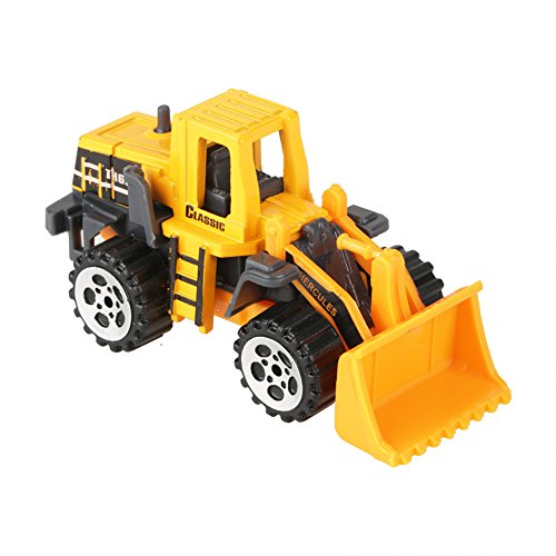 Zerodis 6 unids Niños de Aleación y Ingeniería de Plástico Coche Volcado Tronco de Juguete Modelo de Vehículo de Construcción Mini, Regalo de cumpleaños para Niños Pequeños