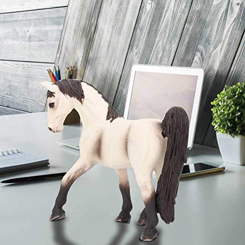 Zerodis Figuras realistas de Caballos Juguete de Caballo de plástico Simulación Artificial Animales Salvajes Modelo Regalo Educativo Juego de Juego para niños pequeños(#1)