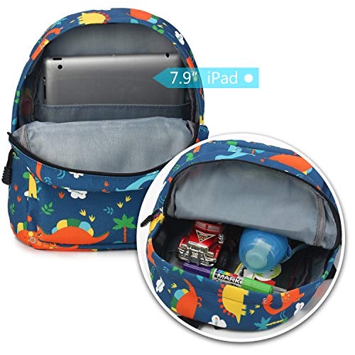 Zicac Mochilas Infantiles, Lona Bolsa Mochila Niño Mochila Bebe Guarderia Mochila Escolar con Animal para Niñas y Niños de 3 a 6 años de Edad