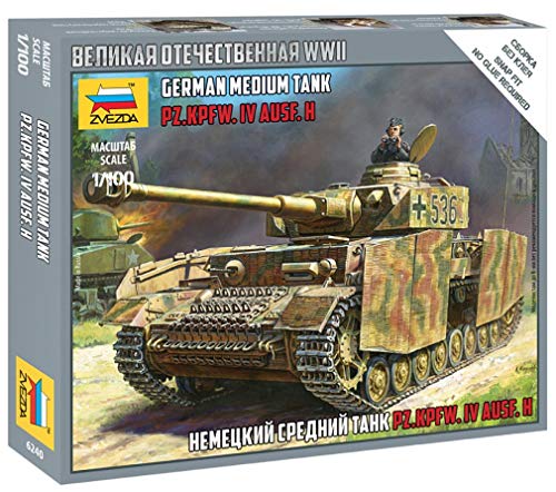 1:100 Panzer IV AUSF.H German Tank WWII