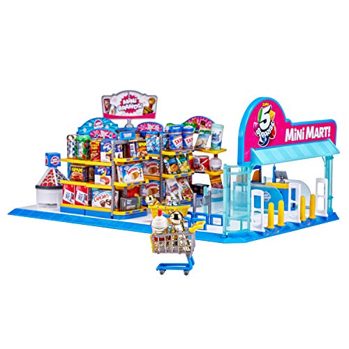 5 Surprise Mini Marcas Electrónica Mini Mart con 4 Mystery Mini Marcas Playset de ZURU